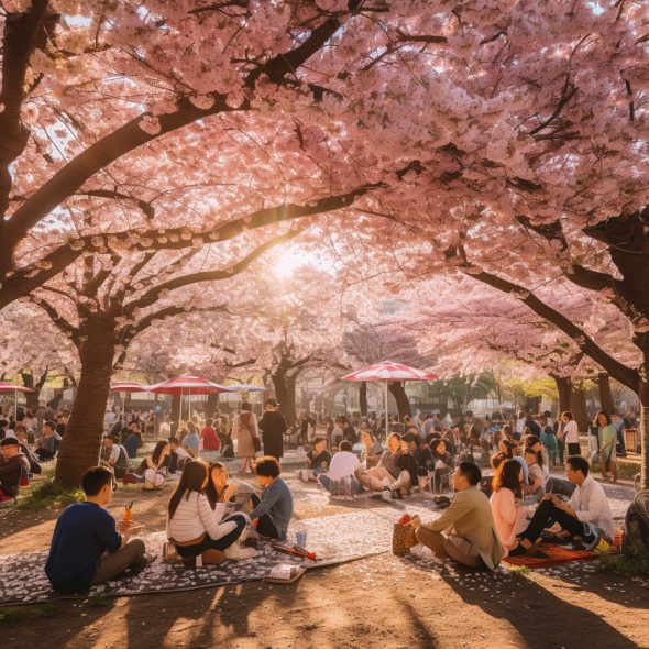 cherry blossom Tokyo Japan