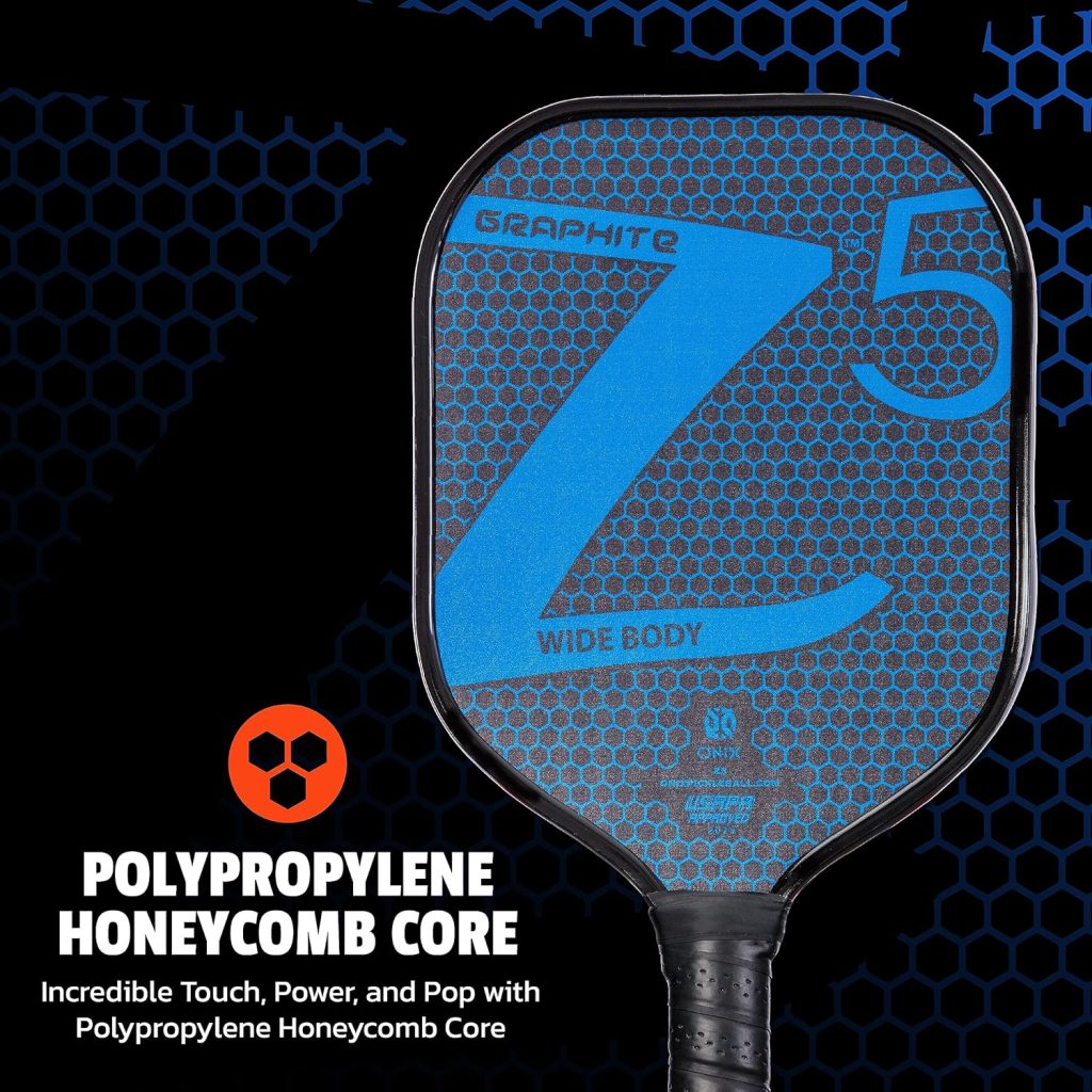 ONIX Graphite Z5 Graphite Carbon Fiber Pickleball Paddles with Cushion Comfort Pickleball Paddle Grip - USA Pickleball Approved